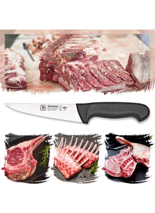 Sürbisa Sürbısa 61111 Butcher Knife (No. 1 Deboning Knife) Black Color  - Image 3