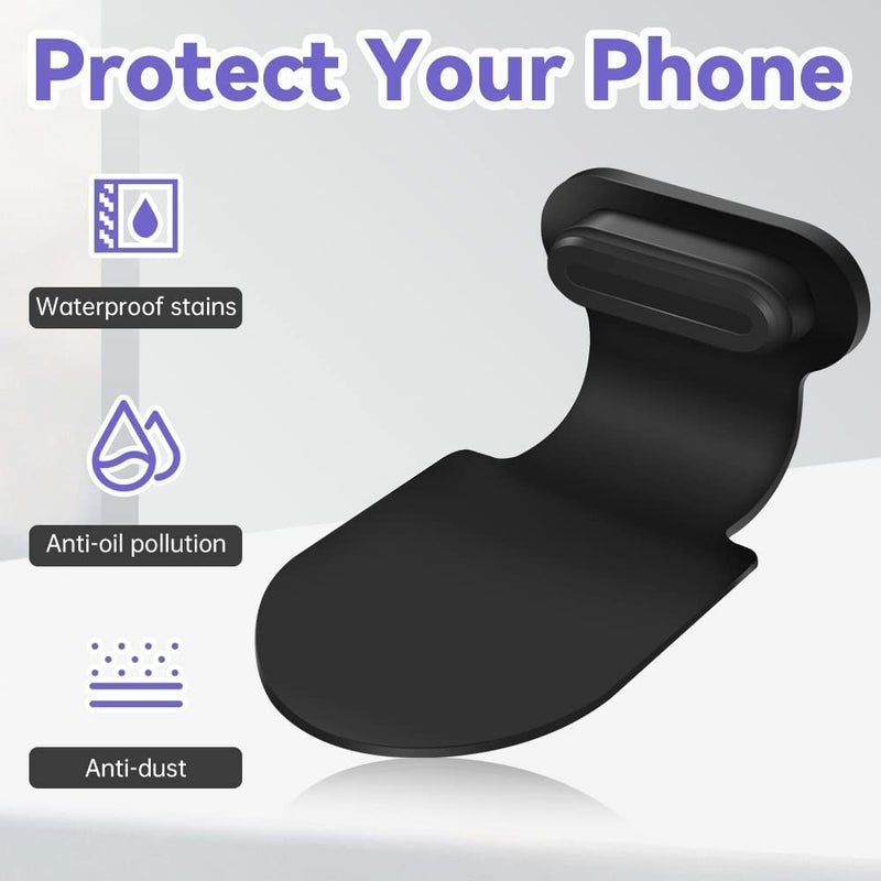 Kidoca Mobile Phone Anti Dust Plug Adhesive Mesh Net Speaker Stickers for Universal Android & iPhone Protector Mobile Accessories (2 Pcs Anti Dust Plug Type C) - Image 4