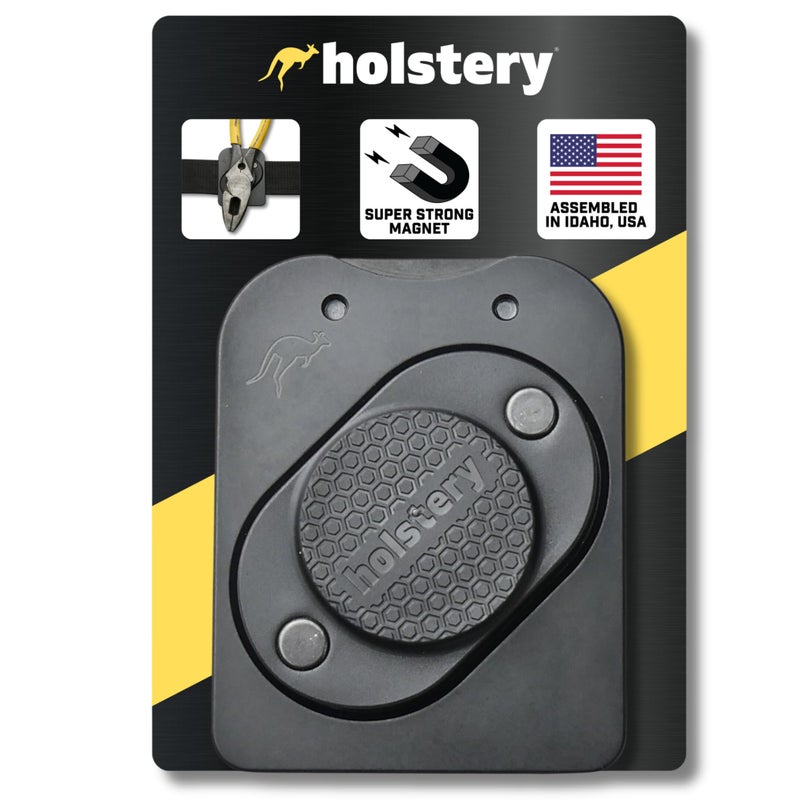 Holstery MagMaster Pro | Magnetic Tool and Hardware Holder - Strong Clip-On Belt Magnet Holster for Screws, Nails, Hammer, Sockets, Pliers, Screw Driver, Trowel, Drill Bit, Wrench, or Any Magnetic Tools - Image 1
