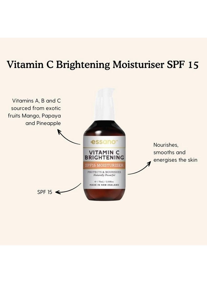 Essano Vitamin C Skin Care Set, Radiant Skincare Pack with Gel Face Cleanser (40ml), Exfoliating Face Scrub (40ml), Facial Serum (3ml), SPF15 Moisturizer (10g), For Travel or Trial, Cruelty Free - Image 5