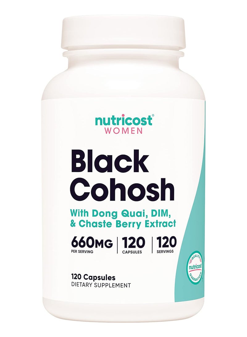 الكوهوش الأسود للنساء 660 ملجم 120 كبسولة - Image 1