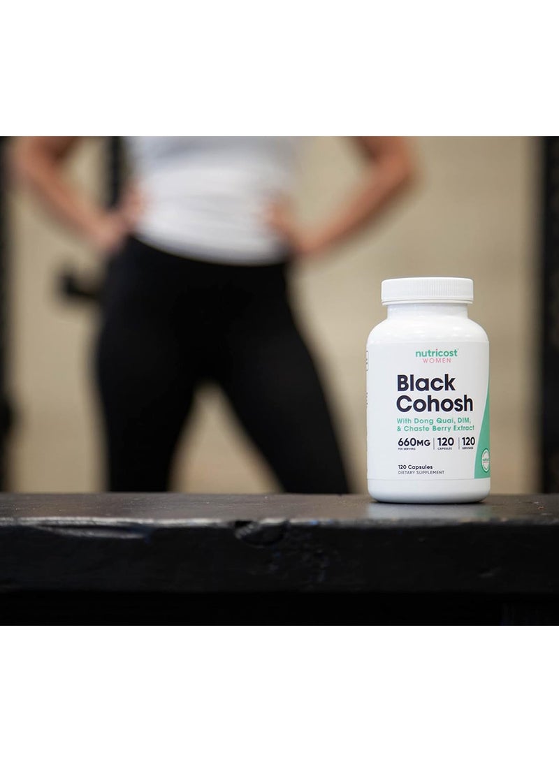 الكوهوش الأسود للنساء 660 ملجم 120 كبسولة - Image 3