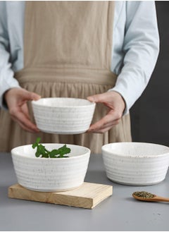 Shuer 3-Piece Porcelain Round Bowls Set 5.5 Inch  - Image 2