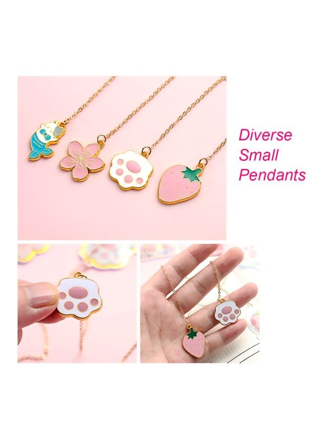 NIBEMINENT Multifunctional Bookmark With Metal Pendant Pink/Purple/Gold - Image 5