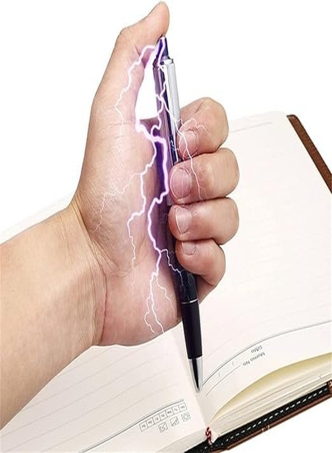 A.K.TRADERS Kid Shock Pen Shocking Gags Fun Combo Prank Joke Trick Toy Fun Prank Shocking Pens Tricky Funny Surprise Silver Black Novelty Gag Pen Toy for Prank Fun and Surprise Moments - Image 3