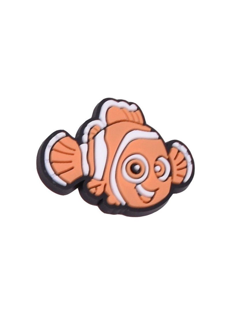 SYOSI 37 PCS Mermaid Shoe Charms for Clog Sandals Bracelets Decoration, Lovely Pink Ocean Animals Shoes Charms for Girls Women Party Favor - Image 5