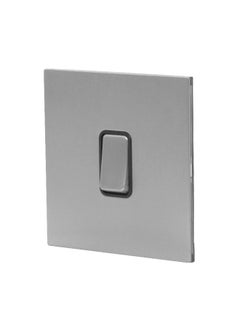 Donmarco 1 Gang Intermediate Switch – Rocker Button – Stainless Steel Panel, Modern & Durable, Fire-Resistant Electric Switch, 15-Year Warranty, Wall Switch for Home and Office (Brushed Satin Nickel)  - Image 2