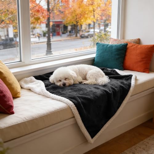 Kritter Planet Dog Blankets for Small Dogs, Soft Puppy Blanket, Pet Blankets for Cats, Lightweight & Washable, Perfect for Dog Beds, Car Seats, Creat, 30x40 inches - Image 5