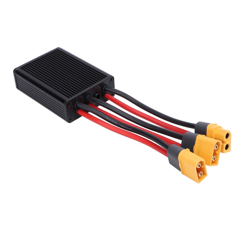 Dual Battery Discharge Converter 20V To 80V Aluminum Alloy - Enhanced Power Wide Compatibility Dual Battery Parallel Module for Electric Bike Conversion - Image 2