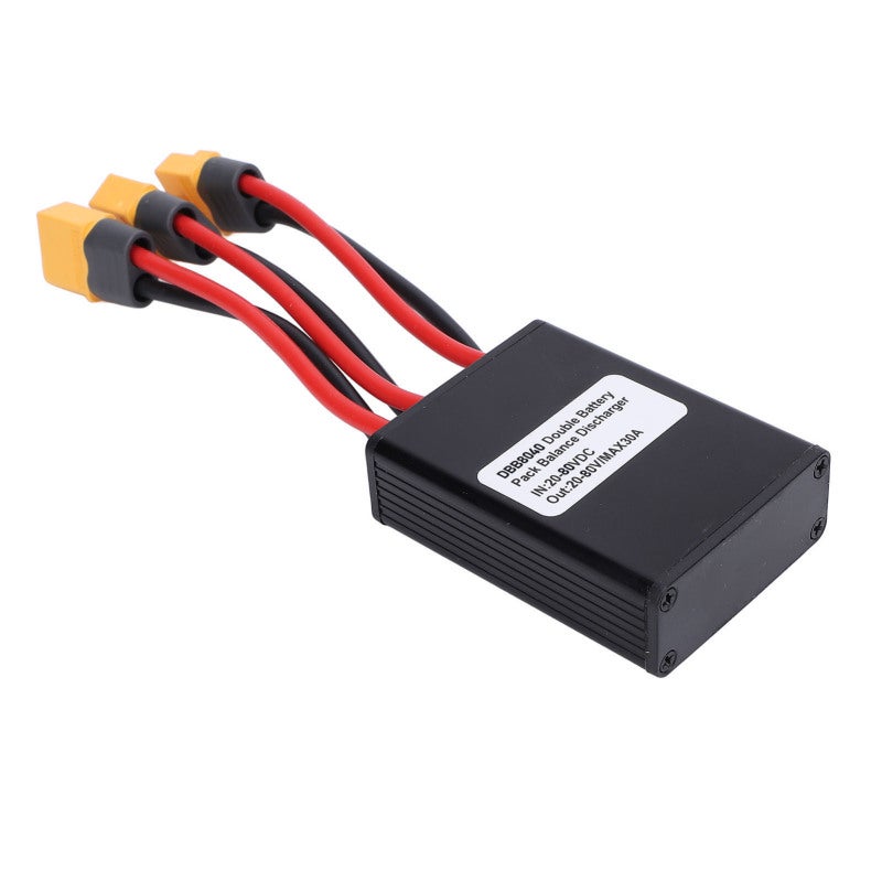 Dual Battery Discharge Converter 20V To 80V Aluminum Alloy - Enhanced Power Wide Compatibility Dual Battery Parallel Module for Electric Bike Conversion - Image 4