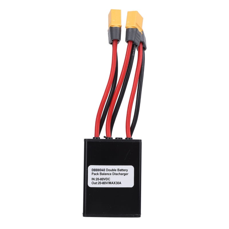 Dual Battery Discharge Converter 20V To 80V Aluminum Alloy - Enhanced Power Wide Compatibility Dual Battery Parallel Module for Electric Bike Conversion - Image 1