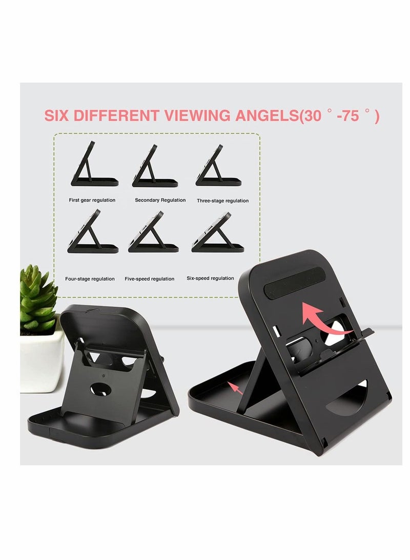 Captaintech Fit for Nintendo Switch Stand/ for Switch LITE Stand Foldable Adjustable and Portable table play stand for N-switch console playing and charging Compatible with for ipad/ for Mini/ for iPad Pro Air - Image 5