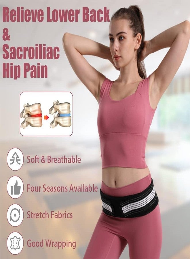 ShipFayda Sacroiliac SI Joint Hip Belt - Lower Back Support Brace for Men & Women - Pelvic Support Belt - Trochanter Belt - For Sciatica, Pelvis, Lumbar & Hip Pain Relief - Image 5