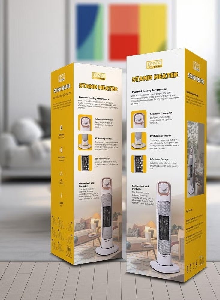 Denx Standing heater, powerful heating performance, from Denx - Image 4