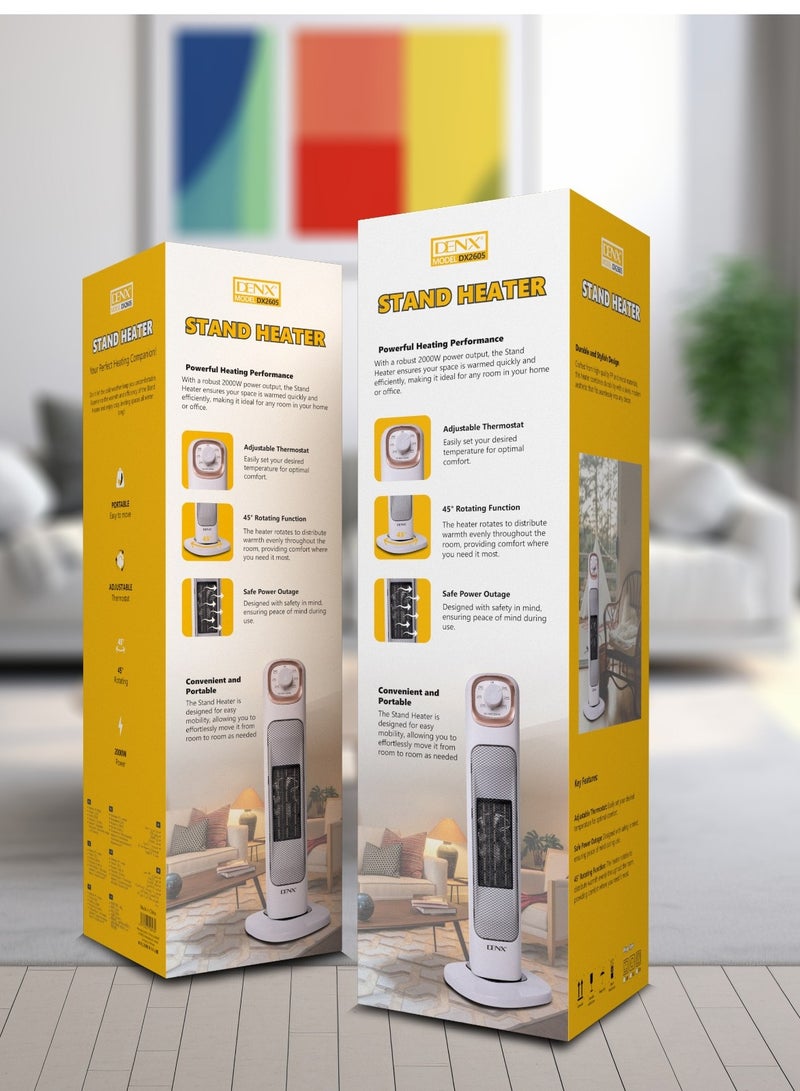 Denx Standing heater, powerful heating performance, from Denx - Image 3