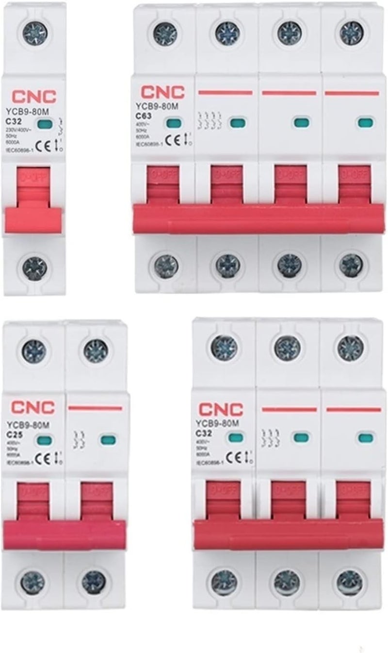4P 80A Miniature Circuit Breaker 6kA 1P 2P 3P 4P 50 60Hz MCB - Image 1