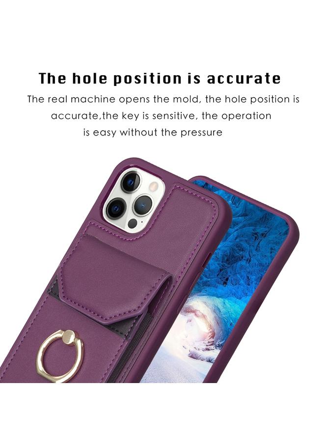 S-TOP Case For iPhone 14 Pro Max BF29 Organ Card Bag Ring Holder Phone Case - Image 3
