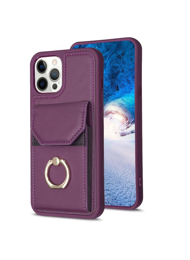 S-TOP Case For iPhone 14 Pro Max BF29 Organ Card Bag Ring Holder Phone Case - Image 1