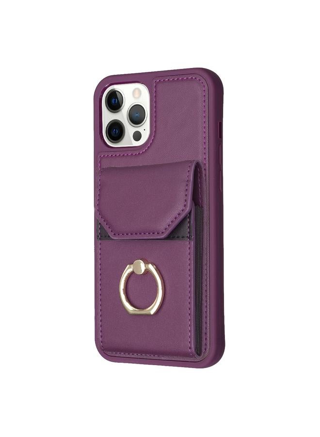 S-TOP Case For iPhone 14 Pro Max BF29 Organ Card Bag Ring Holder Phone Case - Image 2