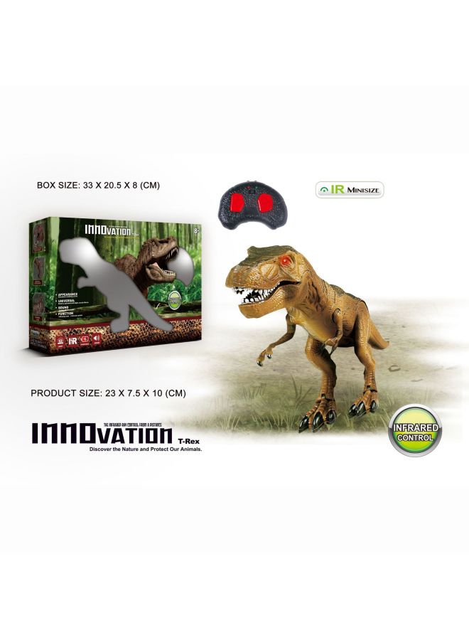 Explosions Strange Simulation Remote Control Animal Infrared Trick Remote Control Snake Remote Control Caterpillar Toy-Color:Remote Control Tyrannosaurus Rex  - Image 1