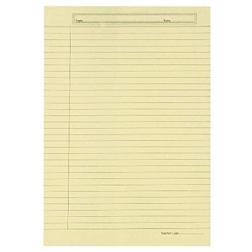 D S R Eclet THICK A4 Size Both Side Ruled Sheet for Project/Assignment/Practical/Homework (Multi-Colour, Combo of 40 Sheets) - Image 5