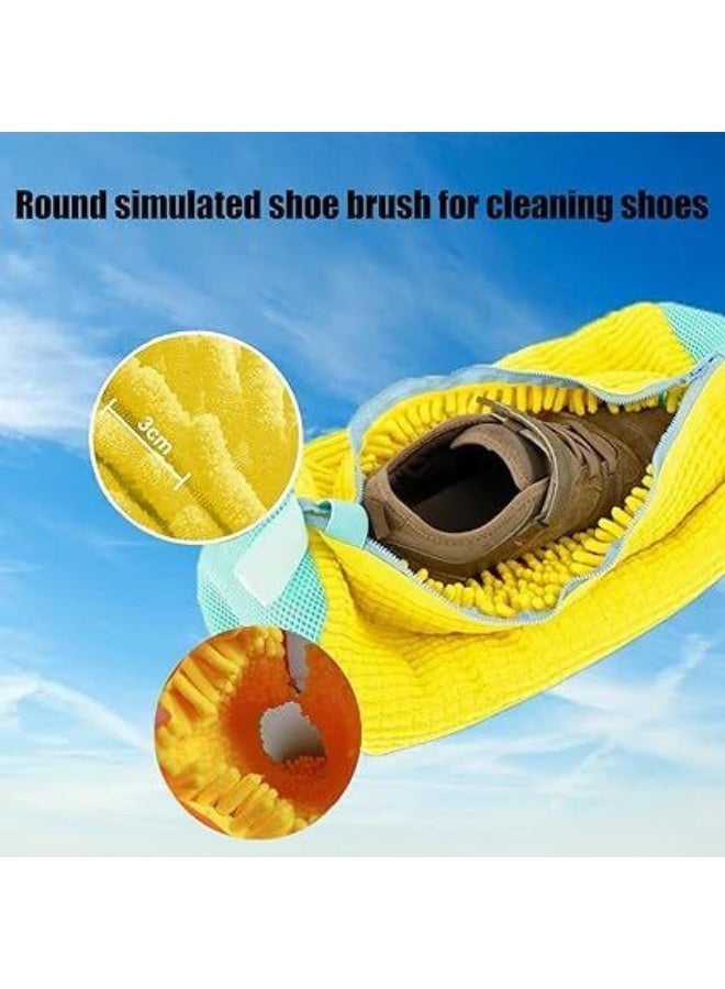 Shoe, boot, and sneaker washing bag - Washing machine shoe bag - Reusable and hanging shoe washing bag for washer and dryer, washing machine shoe bag for all types and sizes of shoes - Image 4