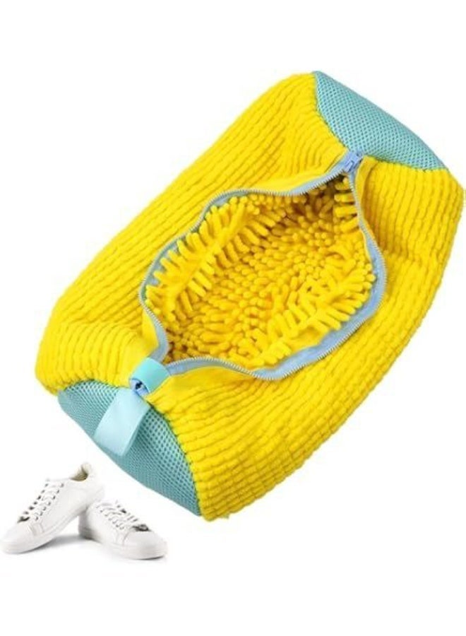 Shoe, boot, and sneaker washing bag - Washing machine shoe bag - Reusable and hanging shoe washing bag for washer and dryer, washing machine shoe bag for all types and sizes of shoes - Image 3