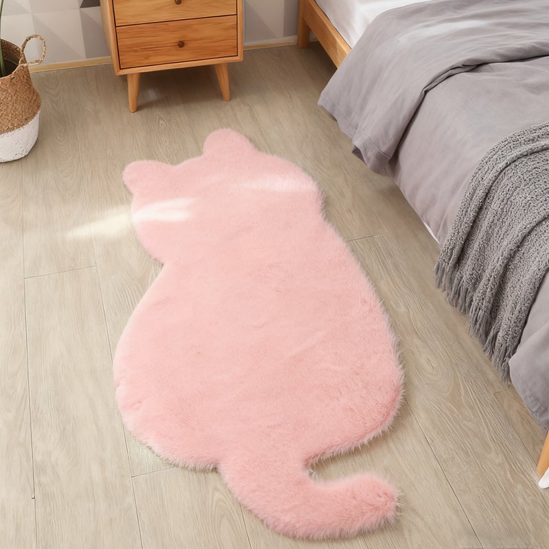 Tnessential Pink Cat 2 Rug - Image 1