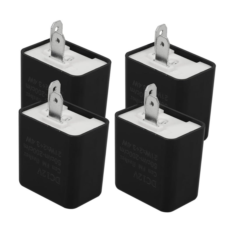 إشارة دراجة نارية قابلة للتعديل مؤشر دائرة إلكترونية LED أداء 4 قطع - Image 1