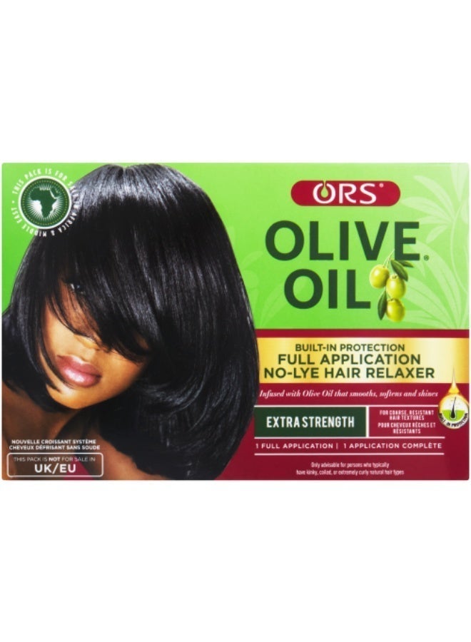أو آر اس مجموعة فرد الشعر بزيت الزيتون بدون مواد قلوية - قوة إضافية للشعر الخشن والمقاوم - Image 2