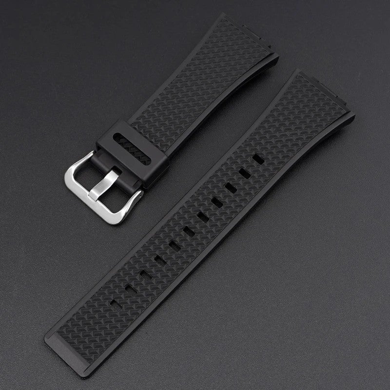 Bluejw TPU Watch Bands 16mm Replacement Straps for Casio GM-110 GA700 GW8900 GA110 – Fashion Red Blue Rubber Watch Strap to Replace the Watch Strap - Image 1