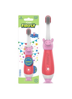 Firefly First Peppa Pig Light Up Timer Toothbrush With Extra Soft Bristles, 1 Count  - Image 1