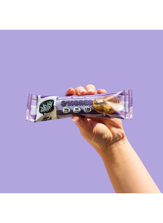YuBi Bar YUBI VEGAN Protein Bars Smores - 99 Calories High in Protein and Fiber Low in Sugar, Gluten and Dairy Free. Pack of 12 - Image 3