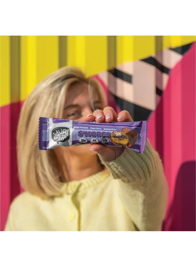YuBi Bar YUBI VEGAN Protein Bars Smores - 99 Calories High in Protein and Fiber Low in Sugar, Gluten and Dairy Free. Pack of 12 - Image 4