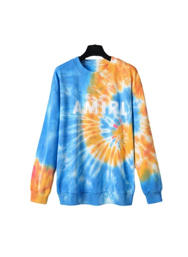 KUYING Women Sportswear Fit Long Sleeves Yoga Sweatshirt, Orange Combo - Image 1