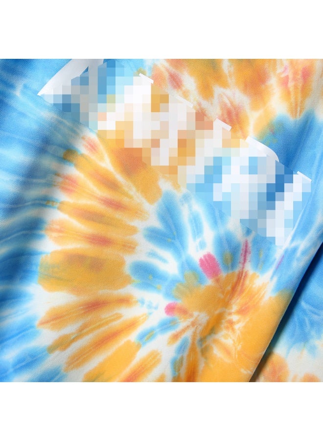 KUYING Women Sportswear Fit Long Sleeves Yoga Sweatshirt, Orange Combo - Image 4