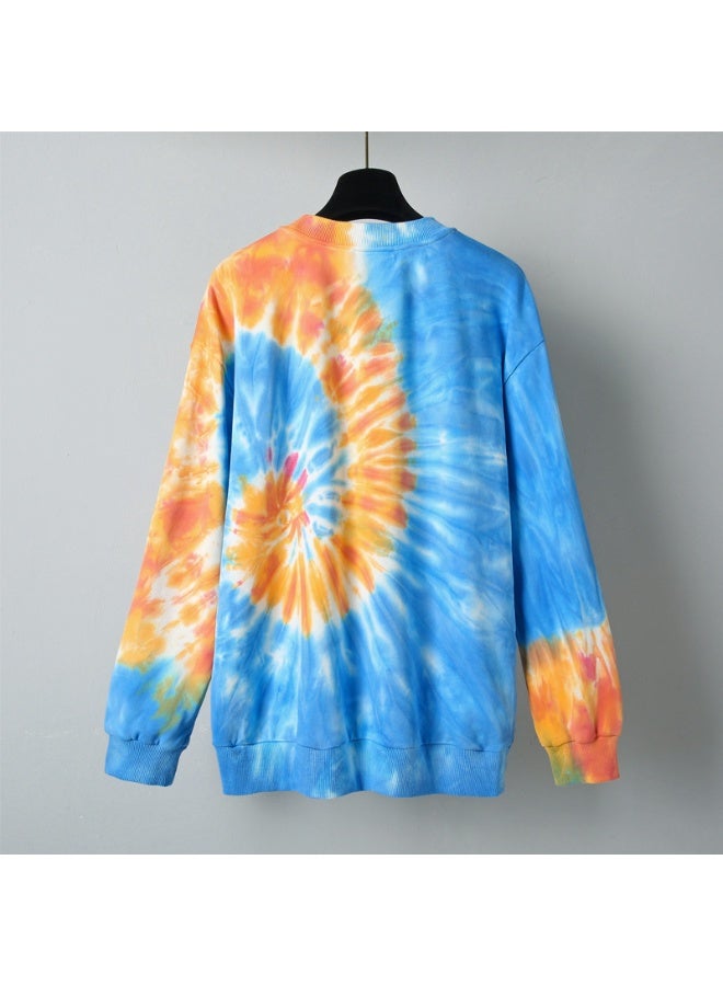 KUYING Women Sportswear Fit Long Sleeves Yoga Sweatshirt, Orange Combo - Image 5