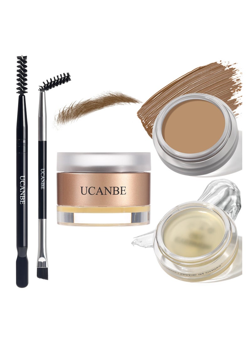 Ucanbe UCANBE Waterproof Long Lasting Brow Gel and Pomade Duo  - Image 1