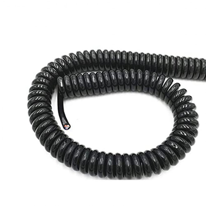 Wire,Coil Cord, Spring Telescopic Spiral Cable, Black Multi 2/3/4/6/8 Core Wire, Can Extend The Tensile Wires, Pins 0.2mm-1.5mm Power Cord,(2,18 AW - Image 5