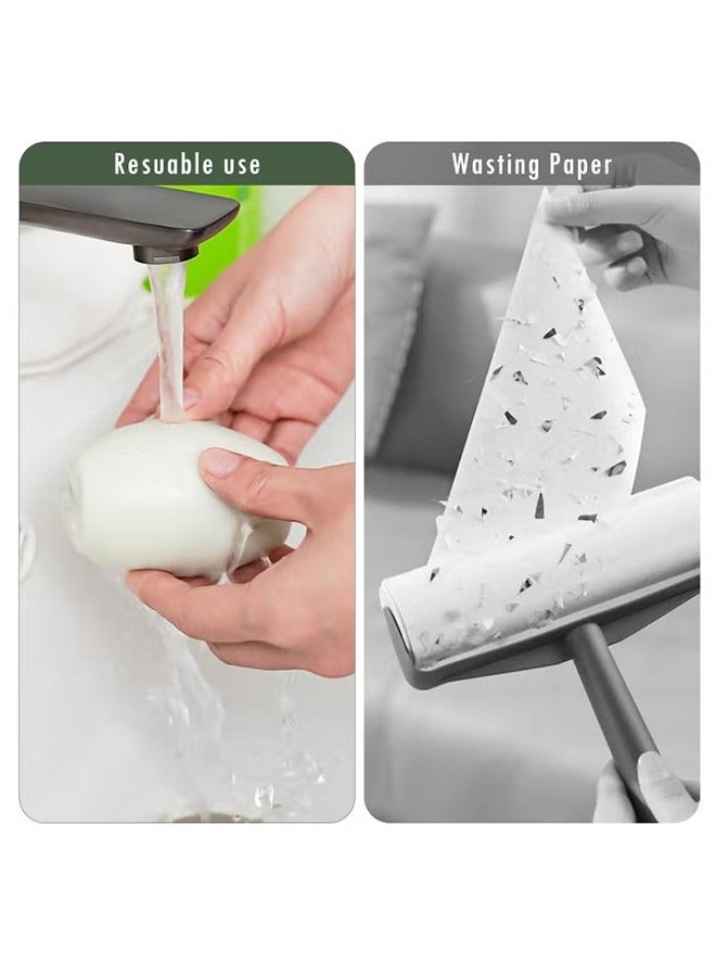 Lint Roller Ball, Portable Reusable Washable Gel Lint Roller for Clothes, Sticky Travel Lint Remover for Pet Hair and Debris - Image 5