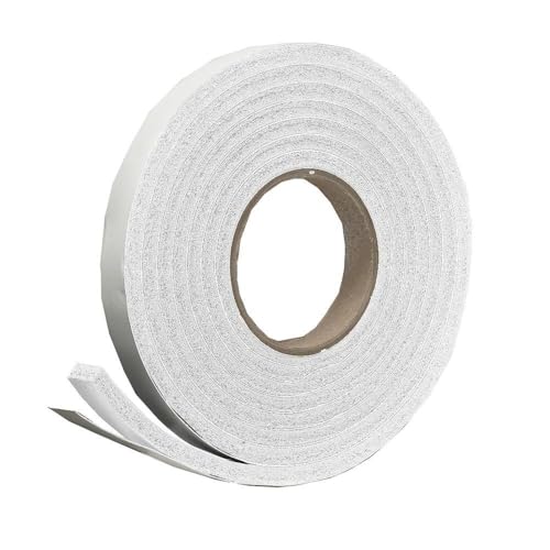 Frost King R338WH Sponge Rubber Foam Tape 3/8in Wide x 3/16in Thick x 10ft Long, White - Image 2
