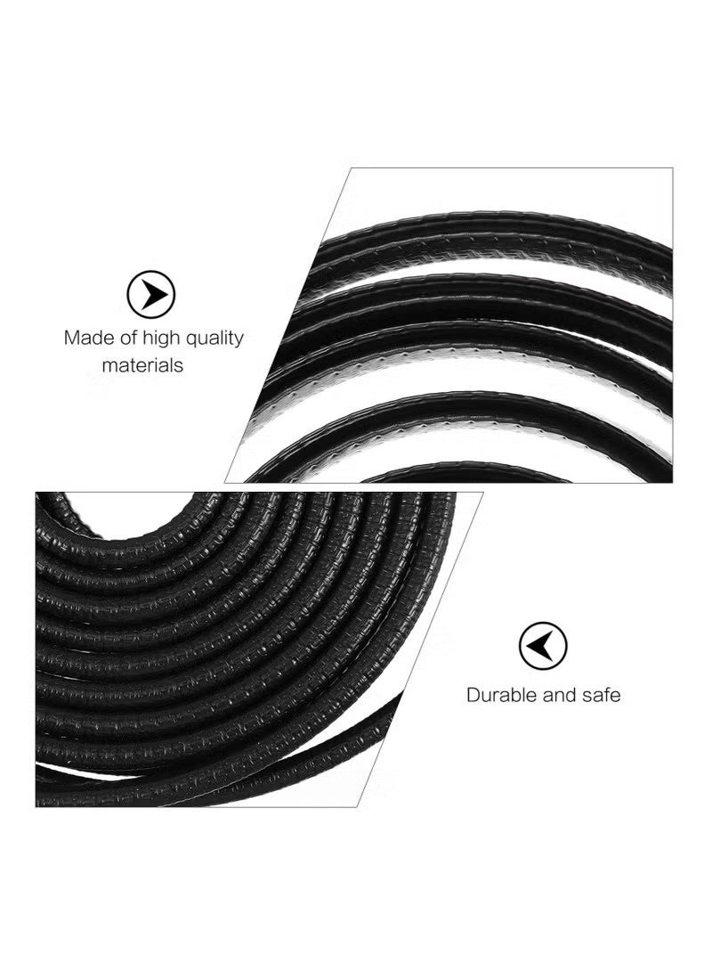 Uliova Universal Car Door Edge Protector 10M Rubber Scratch Guard Strip – Flexible Door Edge Guard Seal Protector for Vehicle Paint Protection, Black - Image 5