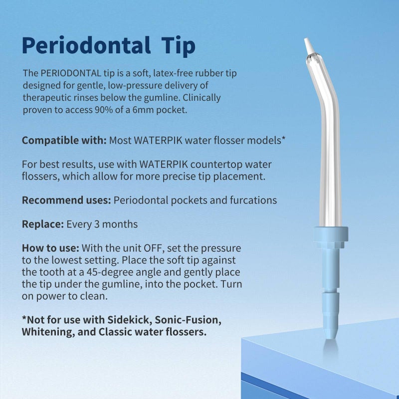 FreFeel Replacement Heads for Waterpik, Replacement Picks for Water Pik Water Flosser (10 Tips) - Image 3