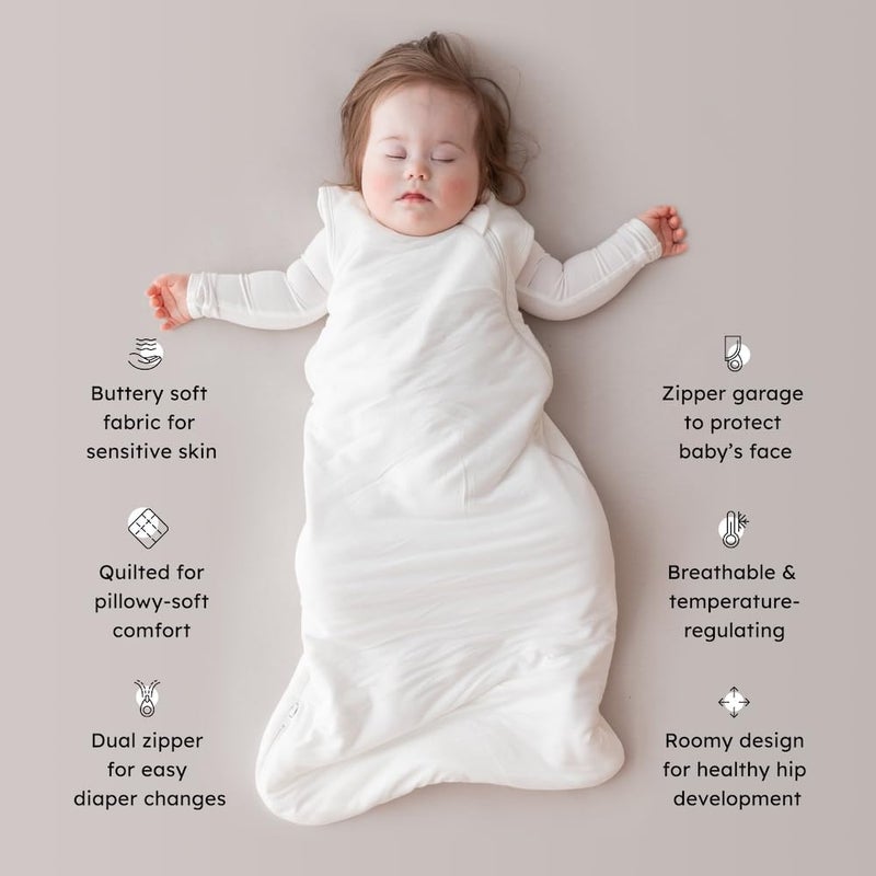 KYTE BABY كيس نوم للأطفال والرضع من كايت بيبي مصنوع من الرايون المستخرج من البامبو، 1.0 توغ (كبير، سحابة) - Image 3