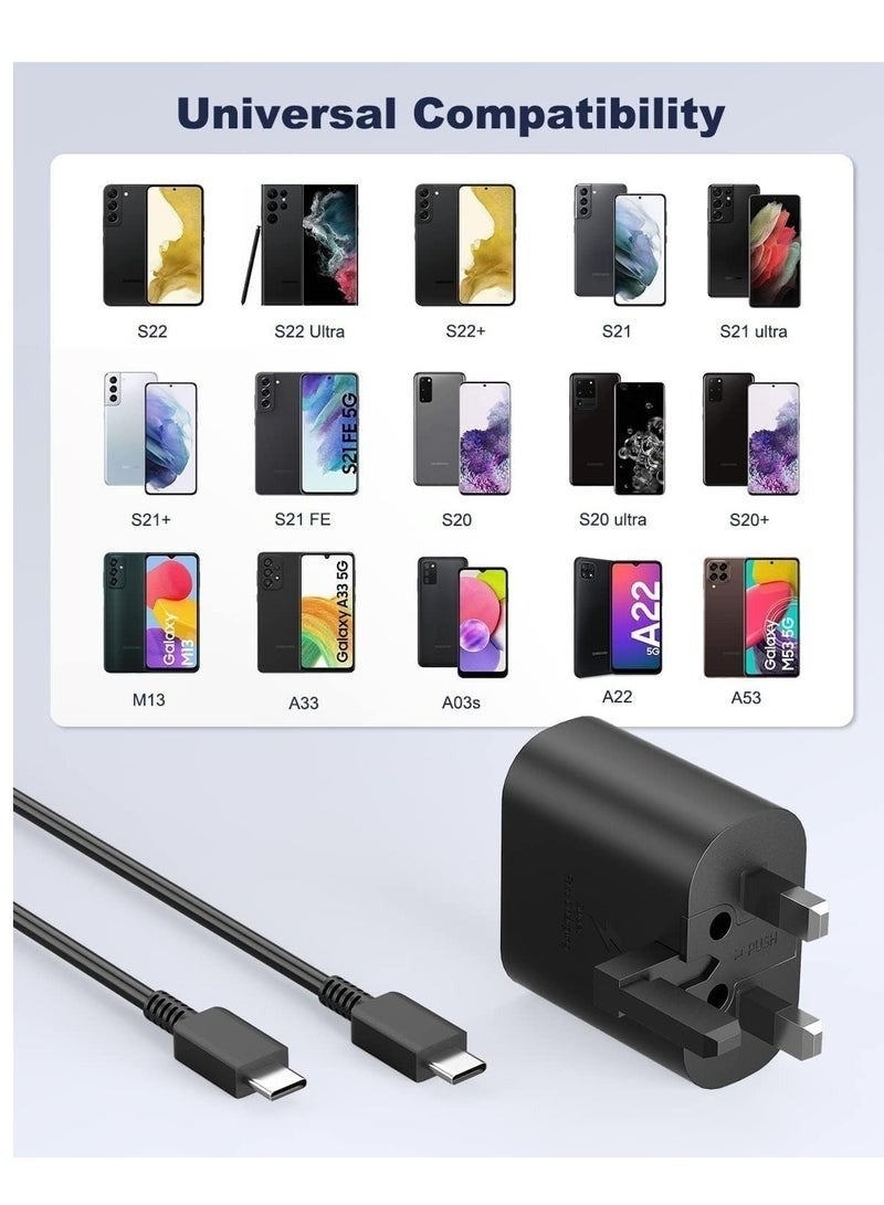 ELTRAZONE 25W Fast Charger for Samsung Galaxy S24, S23, S22, S22Ultra, S22+, S21, S20, A32, A33, A53, A73, USB C Super Fast Charger - Image 4
