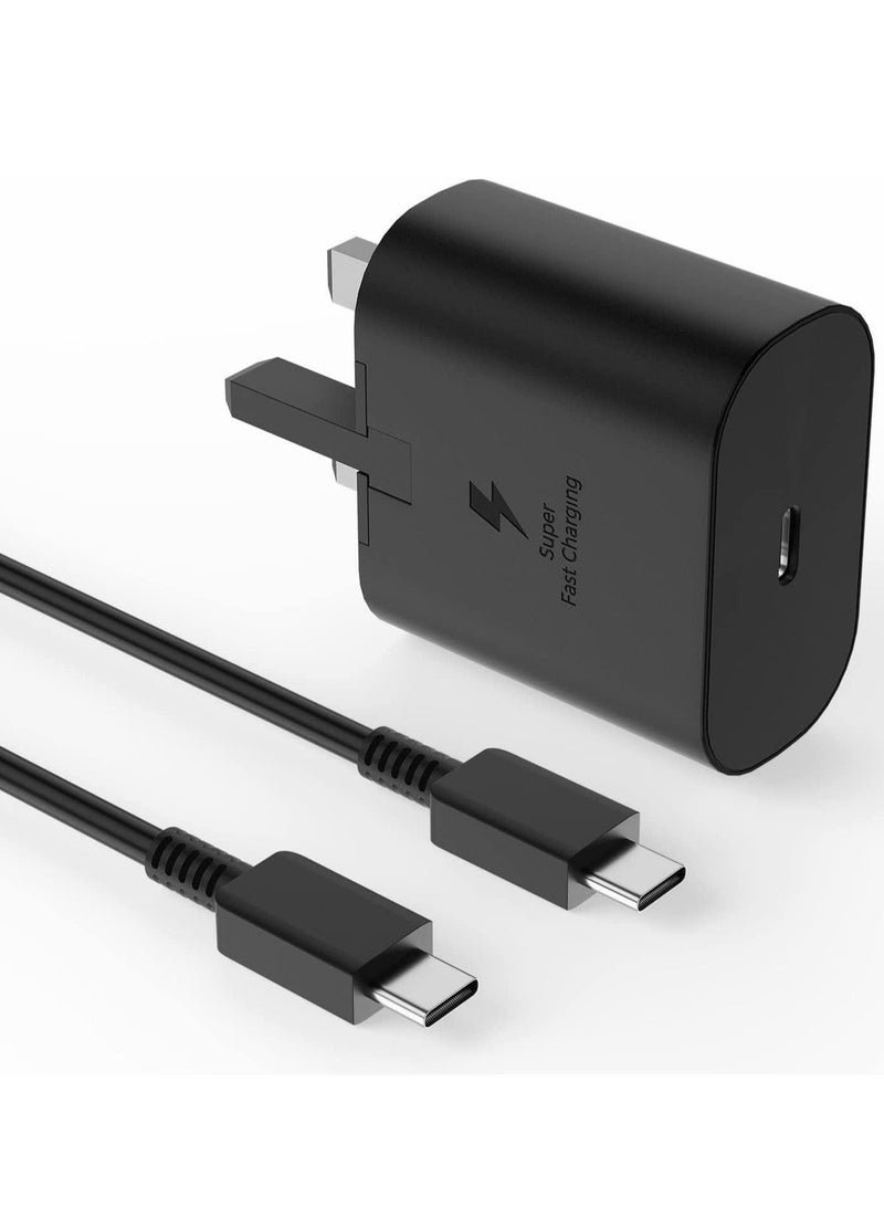 ELTRAZONE 25W Fast Charger for Samsung Galaxy S24, S23, S22, S22Ultra, S22+, S21, S20, A32, A33, A53, A73, USB C Super Fast Charger - Image 1