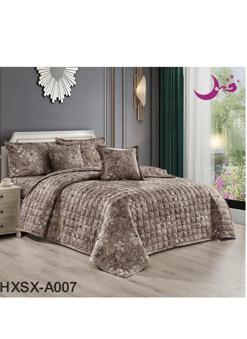 Floral compressed double quilt set, 6 pieces - pzsku/ZF5A2BF6A8A5139327FFAZ/45/_/1728743648/d981b891-2293-4b02-878f-fcb07fb2a8b3