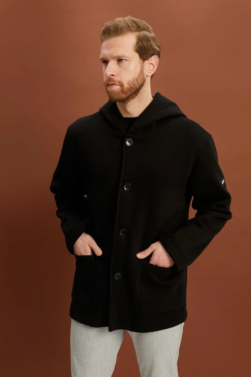 Alexander Gardi Alexandergardı Hooded Oversize Cardigan with Ribbon Inside (E23-607 03)
