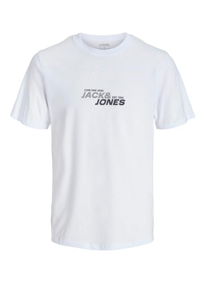 JACK & JONES - Logo Print Crew Neck T-Shirt - Image 1