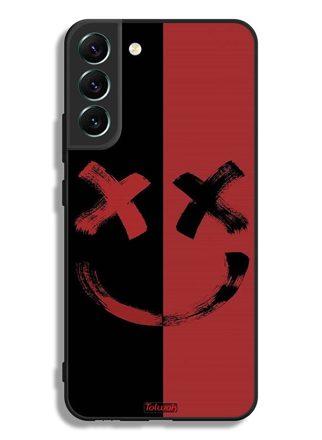 Tolwak Samsung Galaxy S22 5G Protective Case Cover Marshmallow Art Pattern - Image 3